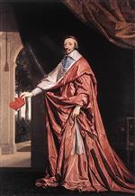 Philippe de Champaigne  - Bilder Gemälde - Portrait of Cardinal de Richelieu 