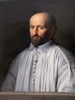 Philippe de Champaigne  - Bilder Gemälde - Portrait of the Abbot of Saint Cyran