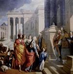 Philippe de Champaigne  - Bilder Gemälde - Presentation of the Virgin in the Temple