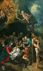 Philippe de Champaigne  - Bilder Gemälde - The Adoration of the Shepherds
