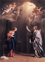 Philippe de Champaigne  - Bilder Gemälde - The Annunciation