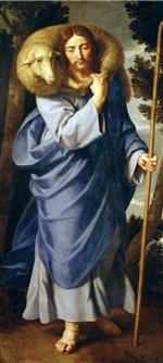 Philippe de Champaigne  - Bilder Gemälde - The Good Shepherd