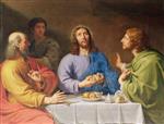 Philippe de Champaigne  - Bilder Gemälde - The Supper at Emmaus