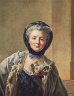 Francois Hubert Drouais - Bilder Gemälde - Madame Drouais, die Frau des Künstlers