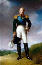 François Pascal Simon Gérard - Peintures - Portrait of Alexander I
