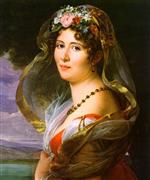 Francois Pascal Simon Gerard  - Bilder Gemälde - Portrait of Constance Ossolinska Lubienska