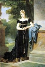 Francois Pascal Simon Gerard  - Bilder Gemälde - Portrait of Marie Laczinska