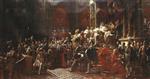 Francois Pascal Simon Gerard  - Bilder Gemälde - The Coronation of Charles X of France at Reims