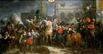 Francois Pascal Simon Gerard  - Bilder Gemälde - The Entry of Henri IV into Paris