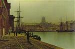 John Atkinson Grimshaw - Bilder Gemälde - Gloucester Docks
