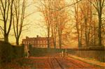 John Atkinson Grimshaw  - Bilder Gemälde - Going to Church