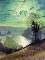 John Atkinson Grimshaw  - Bilder Gemälde - On the Tees, near Barnard Castle