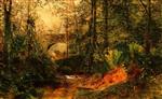John Atkinson Grimshaw  - Bilder Gemälde - River Landscape