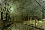 John Atkinson Grimshaw  - Bilder Gemälde - Silver Moonlight