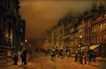 John Atkinson Grimshaw  - Bilder Gemälde - St. James's Street