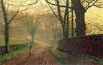 John Atkinson Grimshaw  - Bilder Gemälde - Stapleton Park, near Pontefract