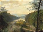 John Atkinson Grimshaw  - Bilder Gemälde - The Wharfe Valley, with Barden Tower Beyond