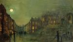 John Atkinson Grimshaw  - Bilder Gemälde - View of Hampstead