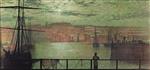 John Atkinson Grimshaw  - Bilder Gemälde - Whitby from Station Quay