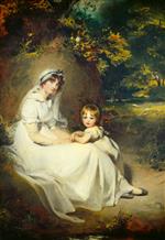 Thomas Lawrence  - Bilder Gemälde - Lady Mary Templetown and Her Son