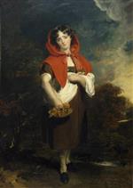 Thomas Lawrence  - Bilder Gemälde - Little Red Riding Hood