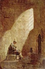 Carl Spitzweg - Bilder Gemälde - Aschermittwoch