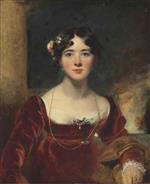 Thomas Lawrence  - Bilder Gemälde - Portrait of Mrs. John Allnutt