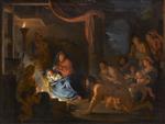 Charles Le Brun - Bilder Gemälde - Adoration of the Shepherds