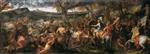 Charles Le Brun - Bilder Gemälde - Alexander and Porus, at the Battle of Hydaspes