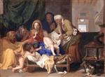 Charles Le Brun - Bilder Gemälde - Der Schlaf des Jesusknaben