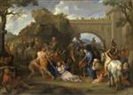 Charles Le Brun - Bilder Gemälde - Die Kreuztragung