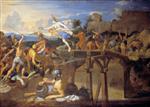 Charles Le Brun - Bilder Gemälde - Horatius Cocles verteidigt die Brücke