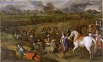 Charles Le Brun - Bilder Gemälde - Louis XIV Visiting a Trench During the Siege of Tournai
