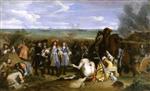 Charles Le Brun  - Bilder Gemälde - Siege of Douai