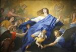 Charles Le Brun  - Bilder Gemälde - The Assumption of the Virgin