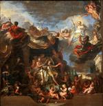 Charles Le Brun  - Bilder Gemälde - The King Governs by Himself