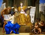 Eustache Le Sueur - Bilder Gemälde - An Allegory of Magnificence
