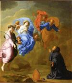 Eustache Le Sueur  - paintings - Apparition of the Virgin to Saint Martin