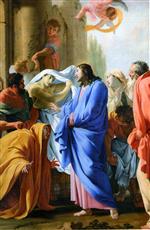 Eustache Le Sueur - Bilder Gemälde - Jesus erweckt den Sohn der Witwe zu Nain
