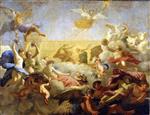 Eustache Le Sueur  - paintings - Phaethon Asking Apollo Permission to Drive the Sun Chariot