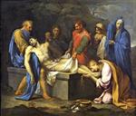 Eustache Le Sueur  - Bilder Gemälde - The Entombment