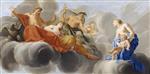 Eustache Le Sueur  - Bilder Gemälde - Venus Presents Cupid to Jupiter