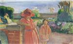 Henri Lebasque - Bilder Gemälde - A walk by the sea