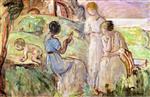 Henri Lebasque - Bilder Gemälde - Among Ancient Ruins