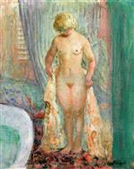 Henri Lebasque  - Bilder Gemälde - Blond Nude in the Bath