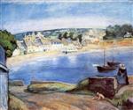 Henri Lebasque  - Bilder Gemälde - Breton Landscape at Miget