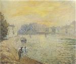 Henri Lebasque  - Bilder Gemälde - By the River