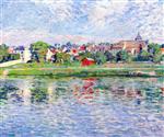 Henri Lebasque  - Bilder Gemälde - Lagny, Banks of the Marne