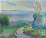 Henri Lebasque  - Bilder Gemälde - Landscape at Prefailles