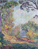 Henri Lebasque  - Bilder Gemälde - Landscape near Cannes